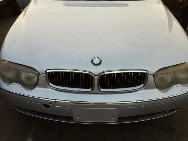 WBAGN63433DS44835 - 2003 BMW 745 LI SILVER photo 7