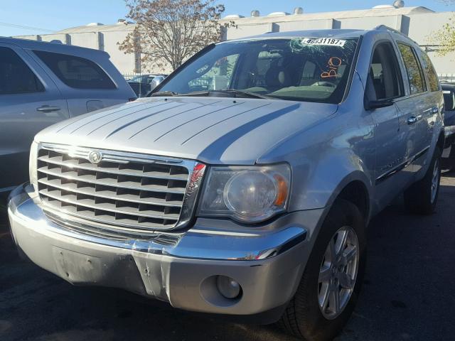 1A8HX58N77F537802 - 2007 CHRYSLER ASPEN LIMI SILVER photo 2