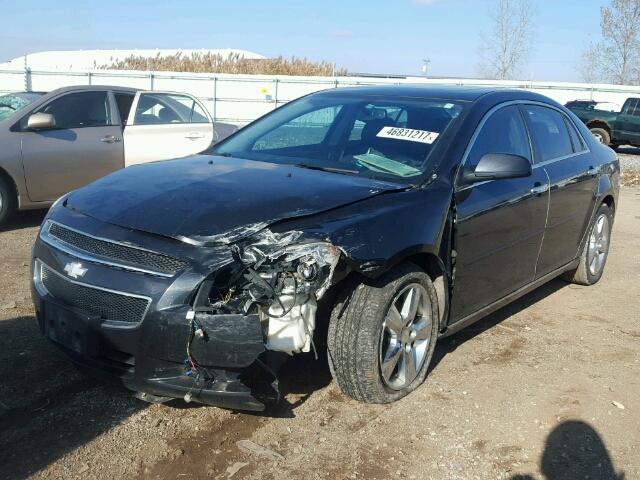 1G1ZD5E0XCF219141 - 2012 CHEVROLET MALIBU 2LT BLACK photo 2