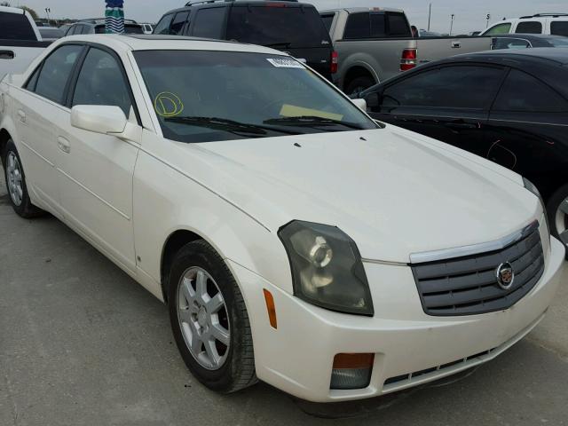 1G6DM57T560113361 - 2006 CADILLAC CTS WHITE photo 1