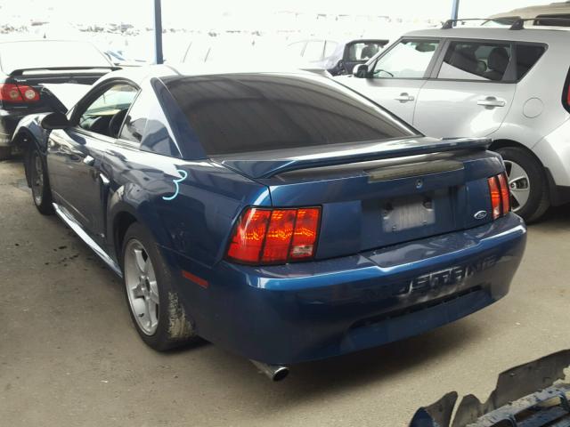 1FAFP4049XF183508 - 1999 FORD MUSTANG BLUE photo 3