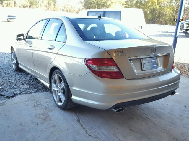 WDDGF5EBXBA508614 - 2011 MERCEDES-BENZ C 300 金色 照片 3