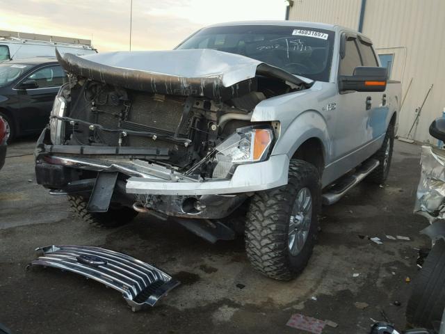 1FTFW1EF1CFC30031 - 2012 FORD F150 SUPER SILVER photo 2