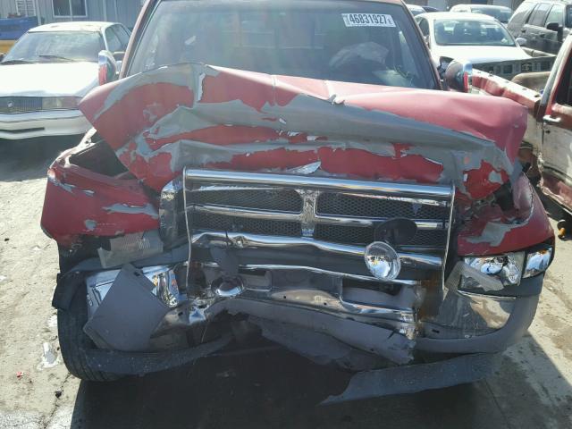 3B7HF13Z0VG779470 - 1997 DODGE RAM 1500 RED photo 7