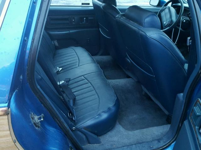 1G4BR8375NW407706 - 1992 BUICK ROADMASTER BLUE photo 6