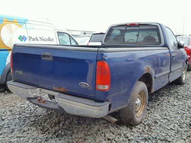 1FTZF17W0WNA15471 - 1998 FORD F150 BLUE photo 4