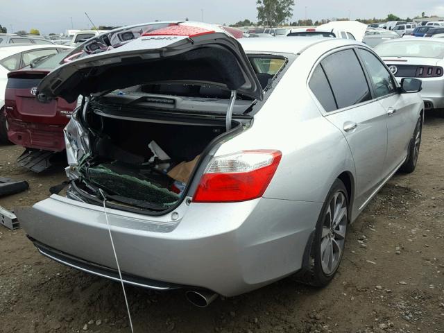 1HGCR2F5XEA069671 - 2014 HONDA ACCORD SPO SILVER photo 4