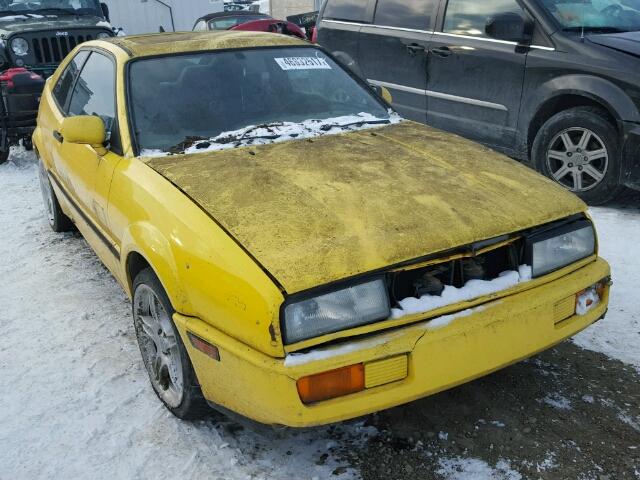 WVWDB0508MK001363 - 1991 VOLKSWAGEN CORRADO YELLOW photo 1