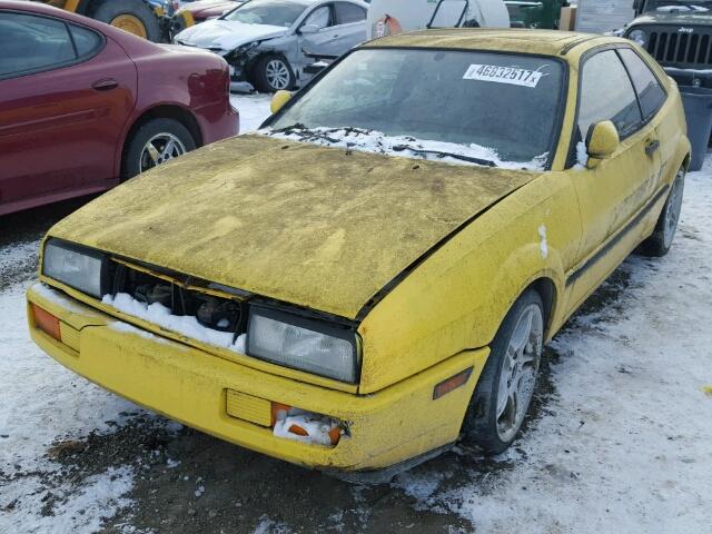 WVWDB0508MK001363 - 1991 VOLKSWAGEN CORRADO YELLOW photo 2