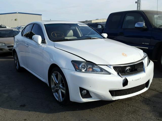 JTHBF5C21C5181066 - 2012 LEXUS IS 250 WHITE photo 1