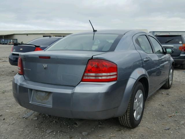 1B3LC46K68N291897 - 2008 DODGE AVENGER SE GRAY photo 4