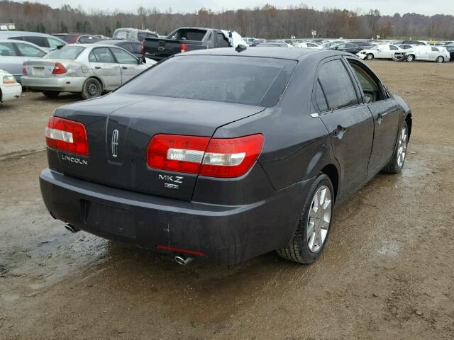 3LNHM28T17R631105 - 2007 LINCOLN MKZ შავი ფოტო 4