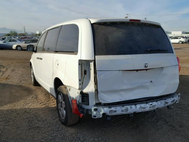 2C4RDGAG9CR139005 - 2012 DODGE RAM VAN WHITE photo 3