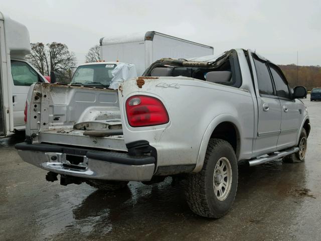 1FTRW08L73KD28450 - 2003 FORD F150 SUPER SILVER photo 4