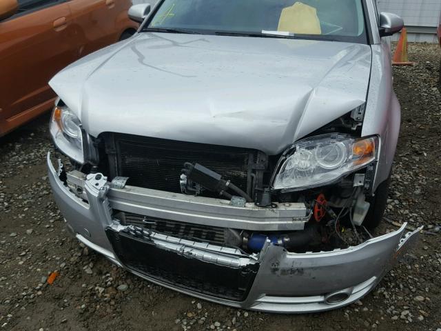 WAUDF78E67A140189 - 2007 AUDI A4 2.0T QU SILVER photo 9