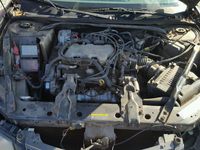 2G1WF52E639164886 - 2003 CHEVROLET IMPALA BLACK photo 7