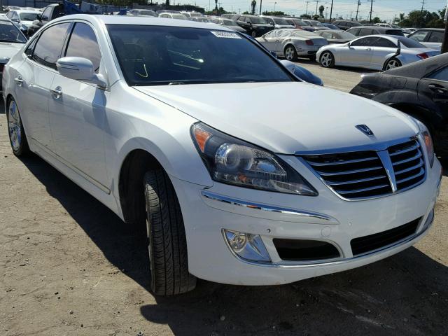 KMHGH4JH0DU062804 - 2013 HYUNDAI EQUUS WHITE photo 1