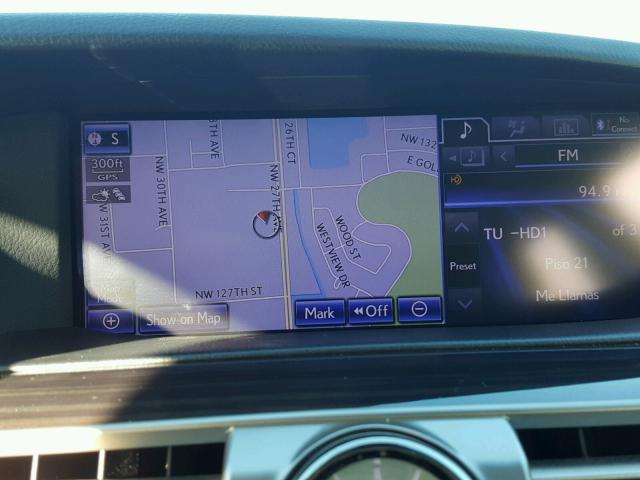 JTHBL5EFXD5114119 - 2013 LEXUS LS Gris photo 9