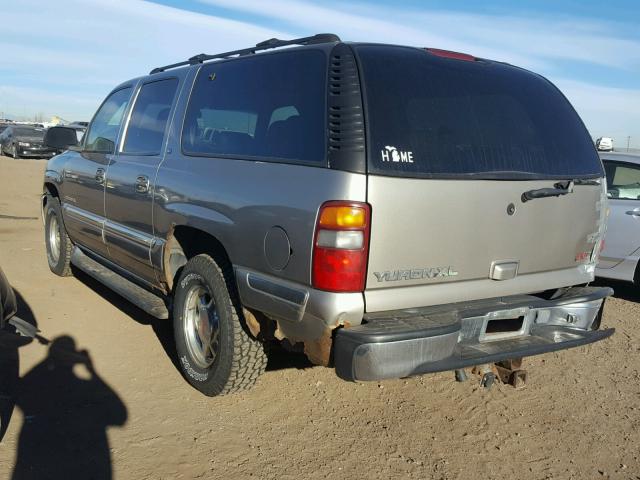 1GKFK16T51J241869 - 2001 GMC YUKON XL K TAN photo 3