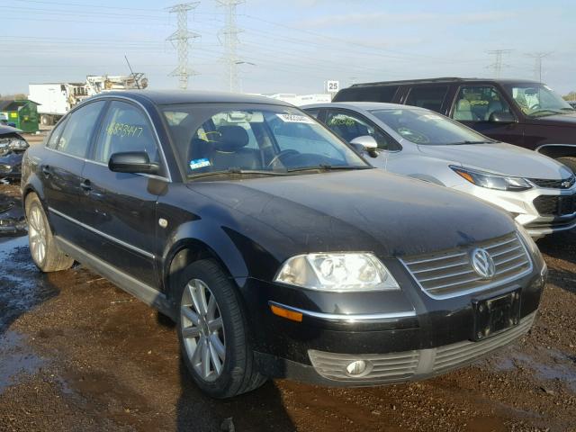 WVWPD63B13P282096 - 2003 VOLKSWAGEN PASSAT GLS BLACK photo 1