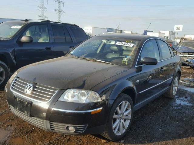 WVWPD63B13P282096 - 2003 VOLKSWAGEN PASSAT GLS BLACK photo 2