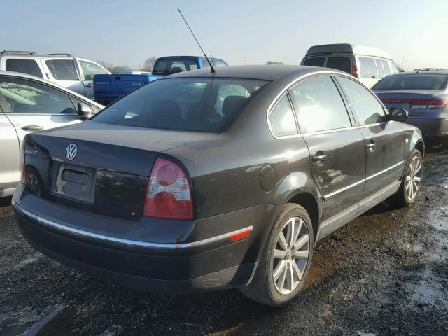 WVWPD63B13P282096 - 2003 VOLKSWAGEN PASSAT GLS BLACK photo 4