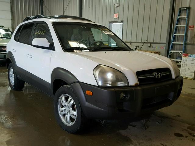 KM8JN12D56U290597 - 2006 HYUNDAI TUCSON WHITE photo 1