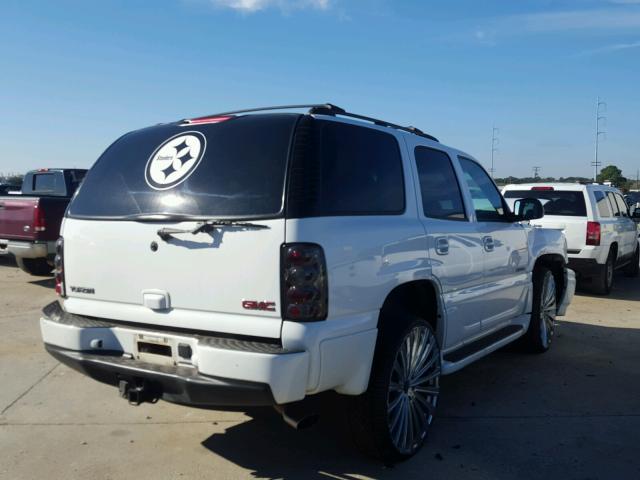 1GKEK63U64J139426 - 2004 GMC YUKON DENA WHITE photo 4