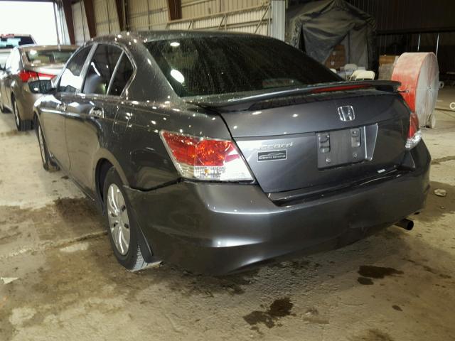 1HGCP2F32AA169505 - 2010 HONDA ACCORD LX GRAY photo 3