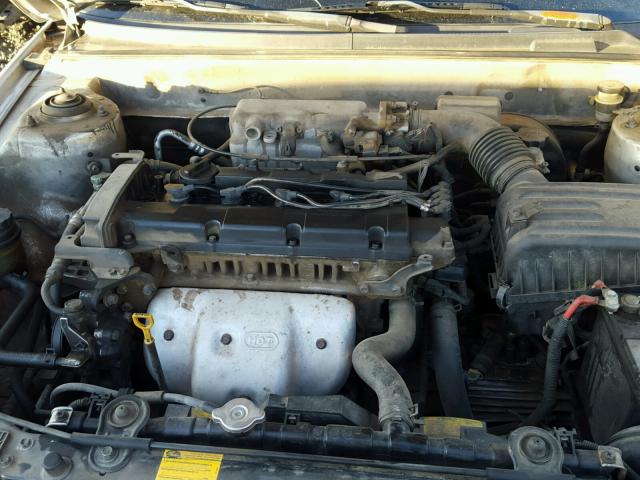 KMHDN45D01U068200 - 2001 HYUNDAI ELANTRA GL SILVER photo 7