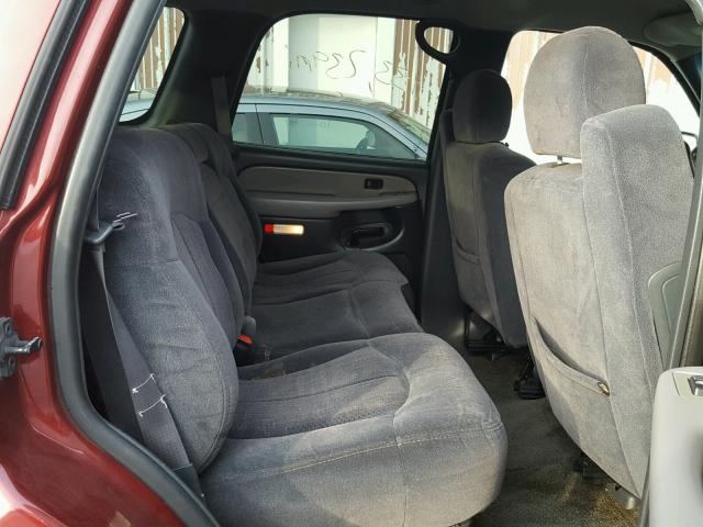 1GNEC13V02J303388 - 2002 CHEVROLET TAHOE C150 MAROON photo 6