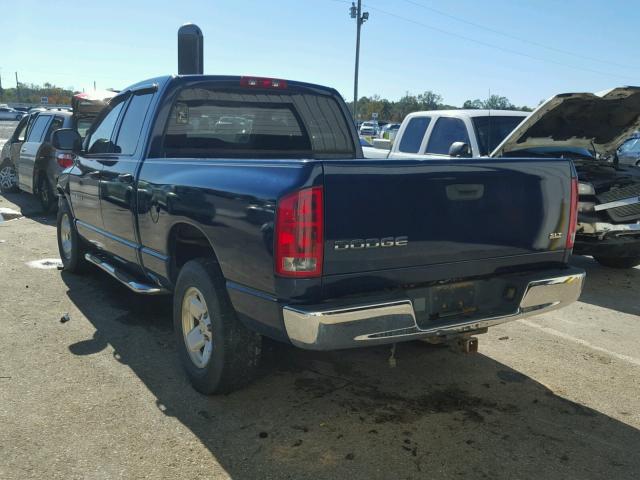 1D7HA18N53S154451 - 2003 DODGE RAM 1500 S BLUE photo 3