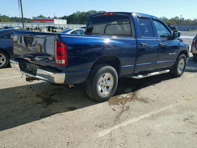 1D7HA18N53S154451 - 2003 DODGE RAM 1500 S BLUE photo 4