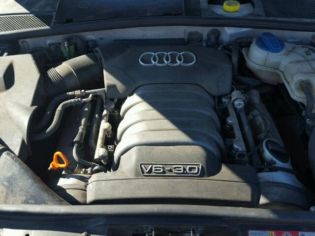 WAUVT64BX2N113436 - 2002 AUDI A6 3.0 AVA SILVER photo 7