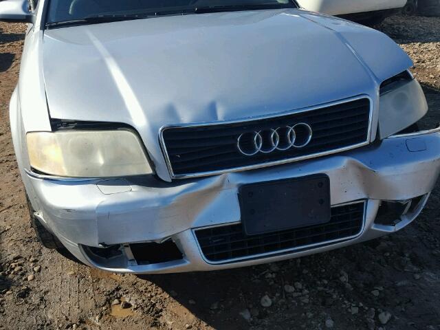 WAUVT64BX2N113436 - 2002 AUDI A6 3.0 AVA SILVER photo 9