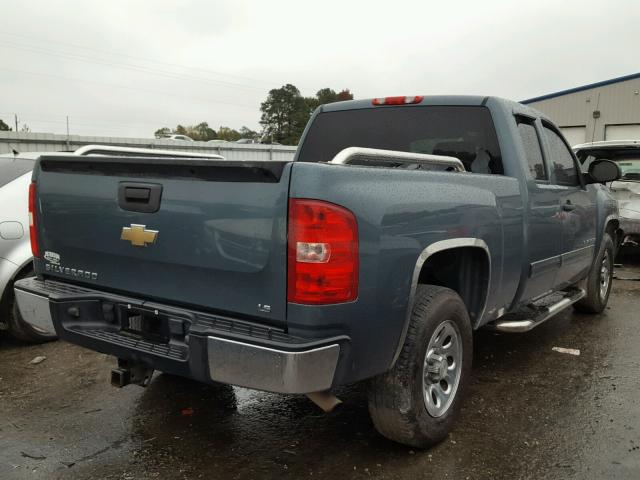 1GCEC19C39Z205241 - 2009 CHEVROLET SILVERADO BLUE photo 4