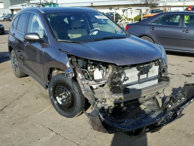 5J6RM4H95GL047677 - 2016 HONDA CR-V TOURI GRAY photo 1