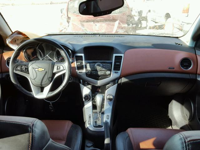 1G1PG5SB3E7336965 - 2014 CHEVROLET CRUZE LTZ SILVER photo 9