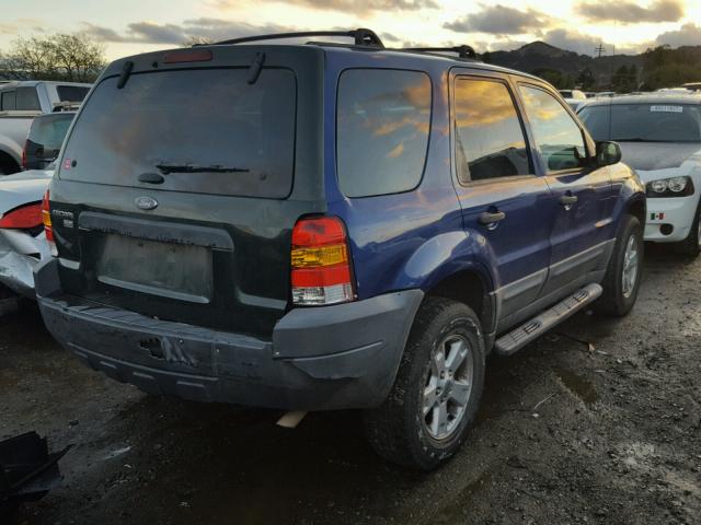 1FMYU03136KB77596 - 2006 FORD ESCAPE XLT BLUE photo 4