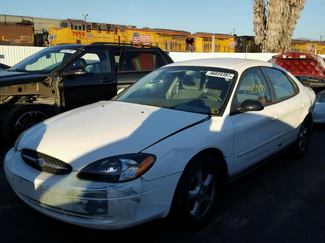 1FAFP55213A236352 - 2003 FORD TAURUS SES WHITE photo 2