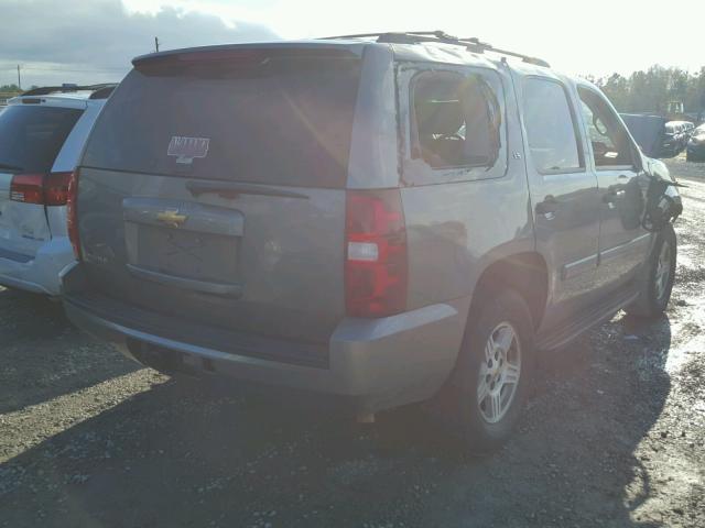 1GNFC13CX7J325246 - 2007 CHEVROLET TAHOE C150 GRAY photo 4