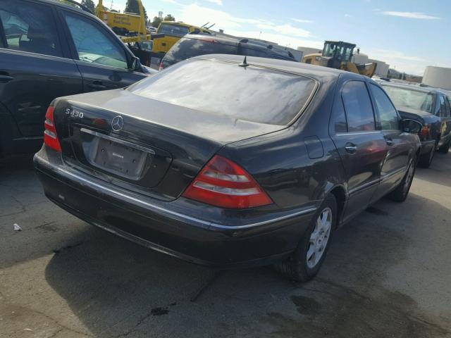 WDBNG70J9YA084312 - 2000 MERCEDES-BENZ S 430 BLACK photo 4