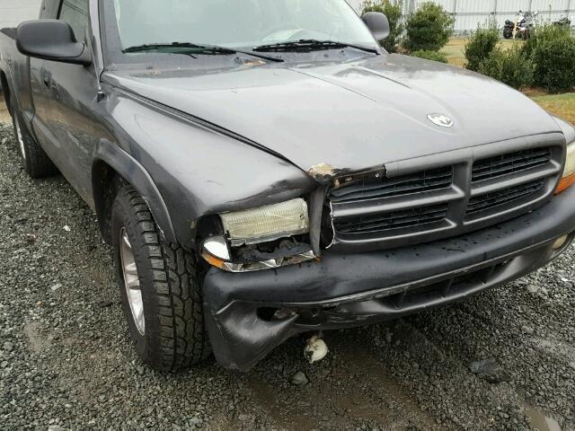 1B7GL32X62S625169 - 2002 DODGE DAKOTA SPO CHARCOAL photo 9