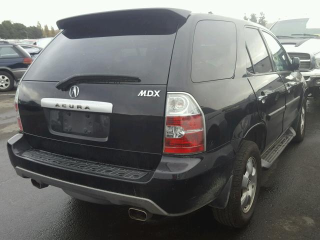 2HNYD182X5H510520 - 2005 ACURA MDX BLACK photo 4