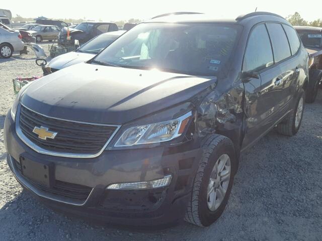 1GNKRFKD1EJ227479 - 2014 CHEVROLET TRAVERSE L GRAY photo 2