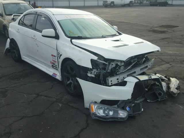 JA32W8FV5EU024611 - 2014 MITSUBISHI LANCER EVO WHITE photo 1