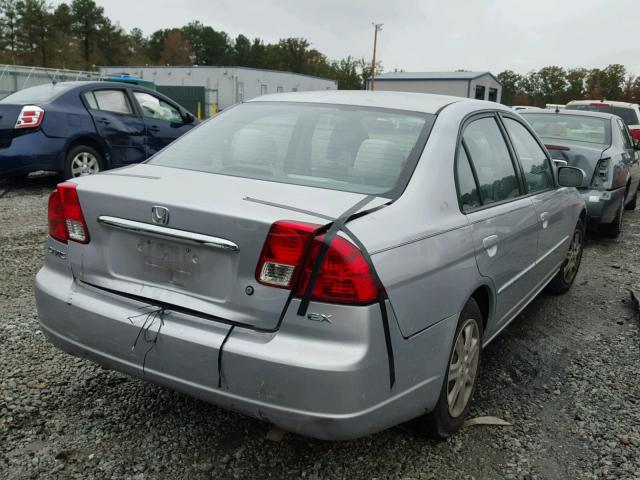 2HGES26723H612105 - 2003 HONDA CIVIC EX SILVER photo 4