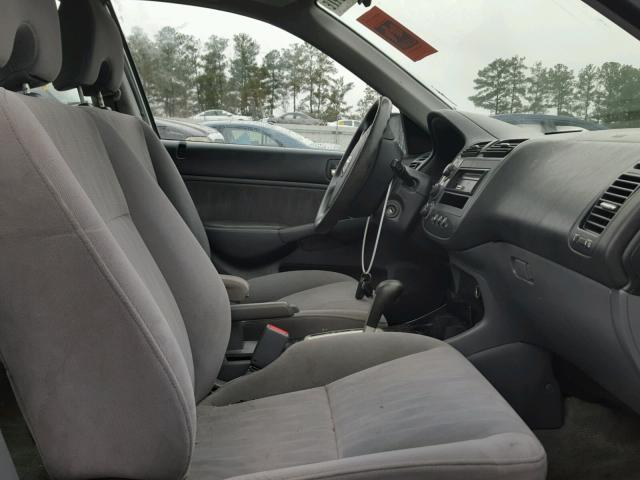 2HGES26723H612105 - 2003 HONDA CIVIC EX SILVER photo 5