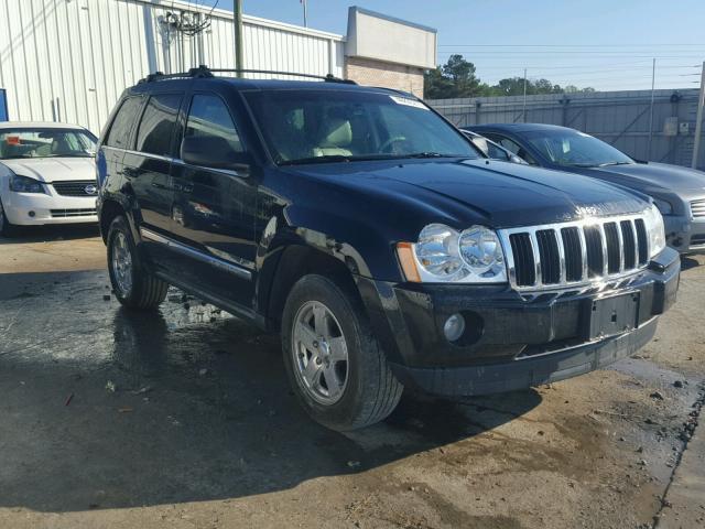 1J8HS58277C509827 - 2007 JEEP GRAND CHER BLACK photo 1