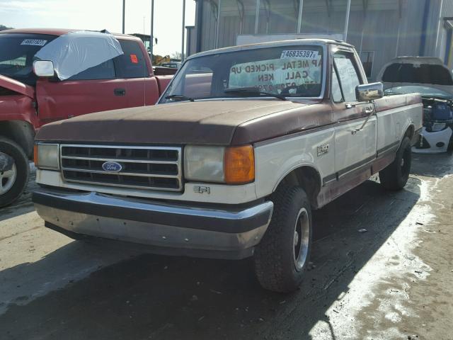 2FTDF15N4KCB35648 - 1989 FORD F150 TWO TONE photo 2